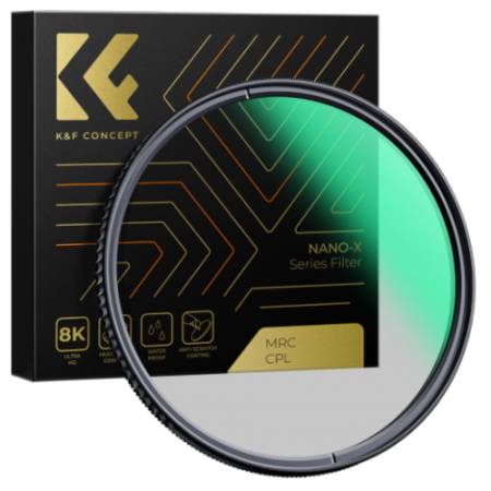 K&F Concept KF4314 Nano-X MRC - kołowy filtr polaryzacyjny, filtr CPL, 58mm